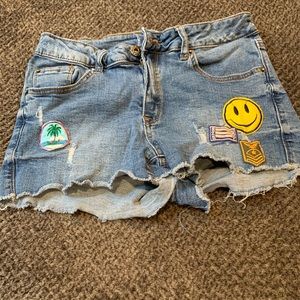 😄Designed jean shorts